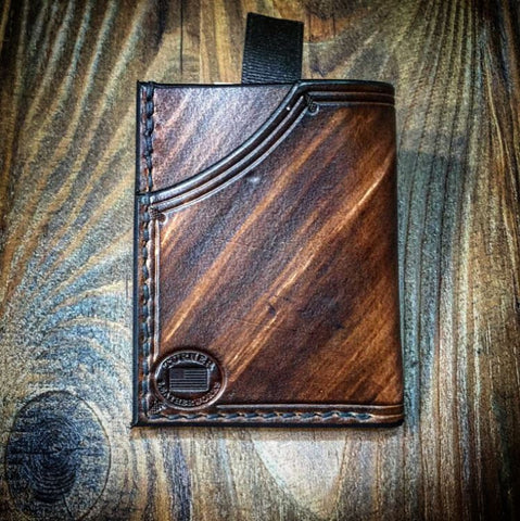 Leather Minimalist Front Pocket Wallet (5.56 Shell)