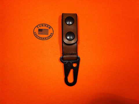 Leather Belt Keeper Key Holder Belt Clip H&K